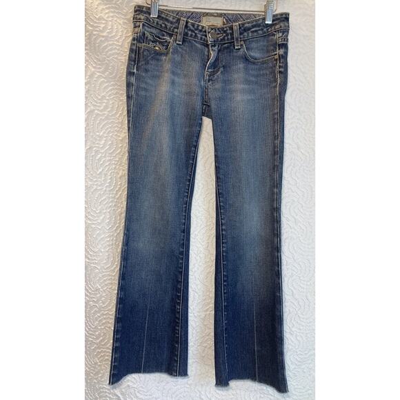 Paige Womens Premium Denim Laurel Canyon Jeans Embroidered Pockets Size 26 - Picture 12 of 14